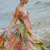 Ditsy Maxi Dress