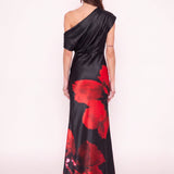Angelina Scarlet Maxi Dress